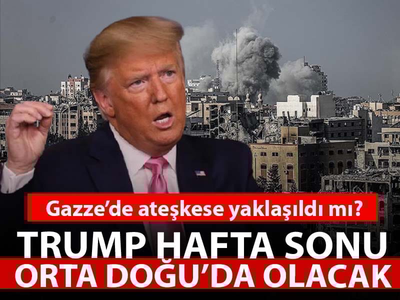 gazzede ateskese yaklasildi mi trump hafta sonu bolgede olacak PuNucan9