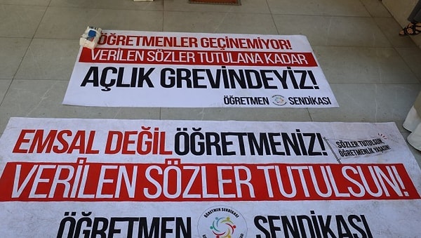 Öğretmenler Açlık Greviyle Taleplerini Duyuruyor
